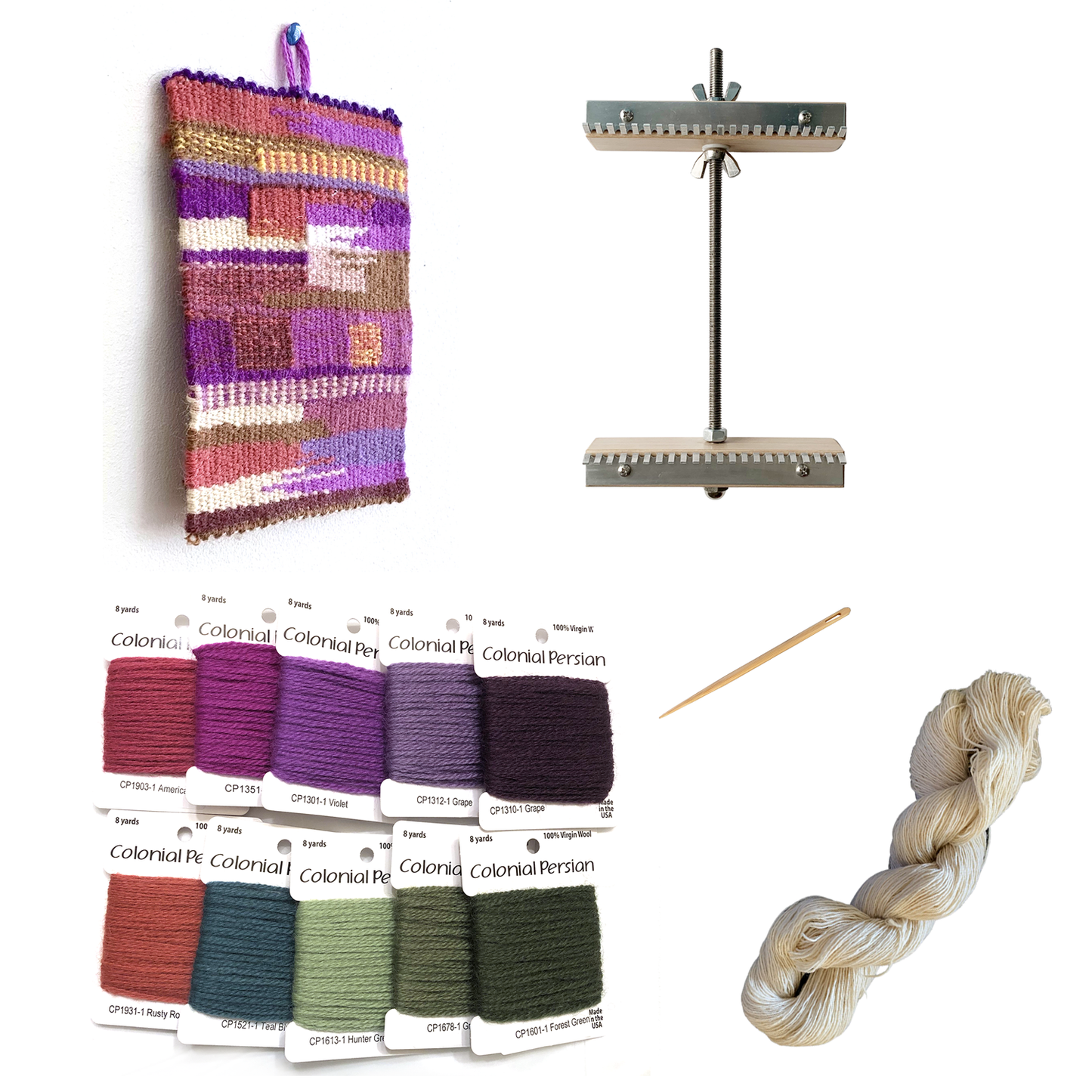 Stay Home and Weave Kit & Loom Package